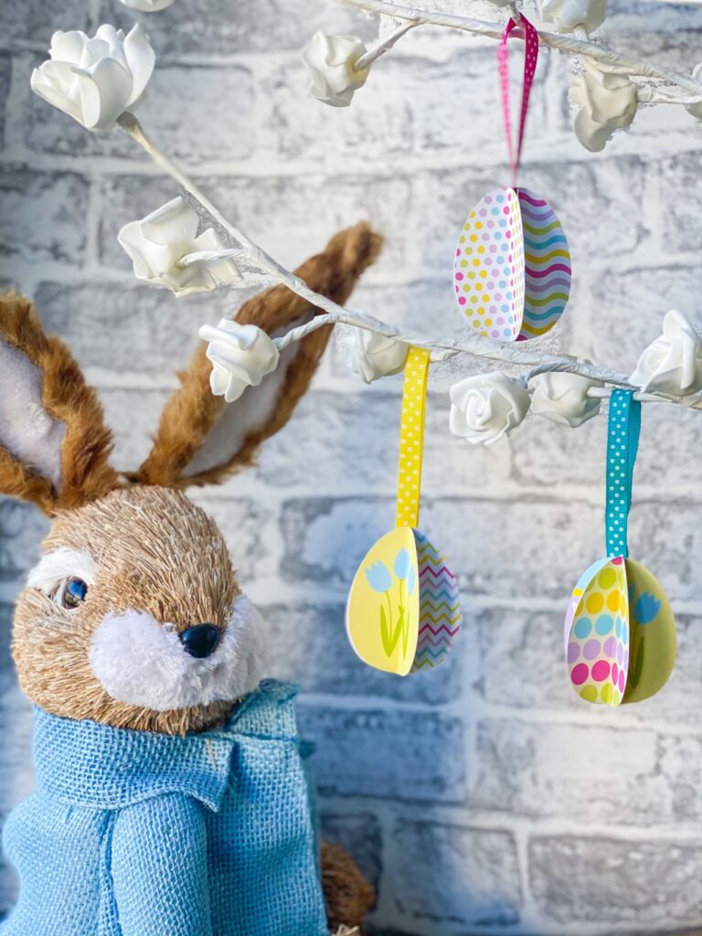 Free Hanging Easter Egg Decoration printables from Little Miss Eden Rose